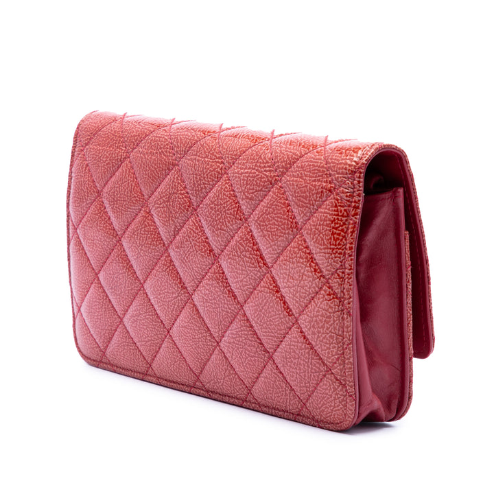 Chanel Paris Dallas CC Matelassé Cuir verni Cuir de chèvre Wallet on Chain