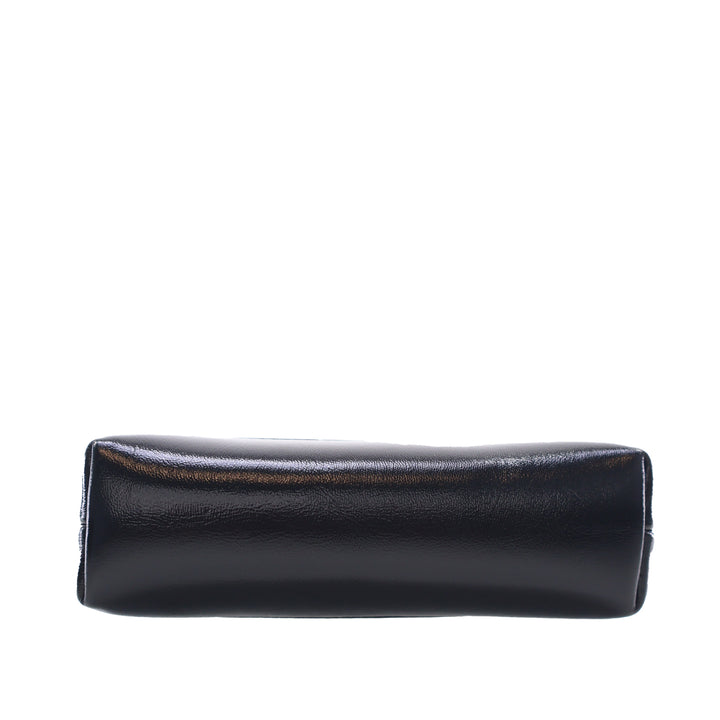 Chanel brillant 31 Pochette avec chaîne Micro Cuir d'agneau Noir