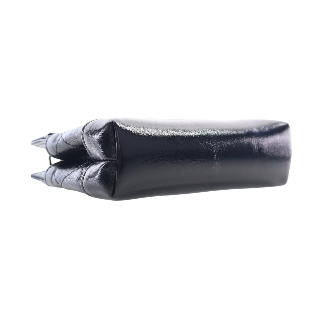 Chanel brillant 31 Pochette avec chaîne Micro Cuir d'agneau Noir