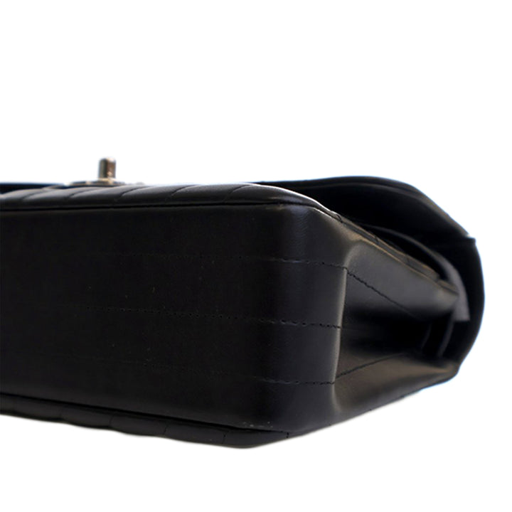 Chanel Small Classic Chevron Cuir d’agneau Double rabat