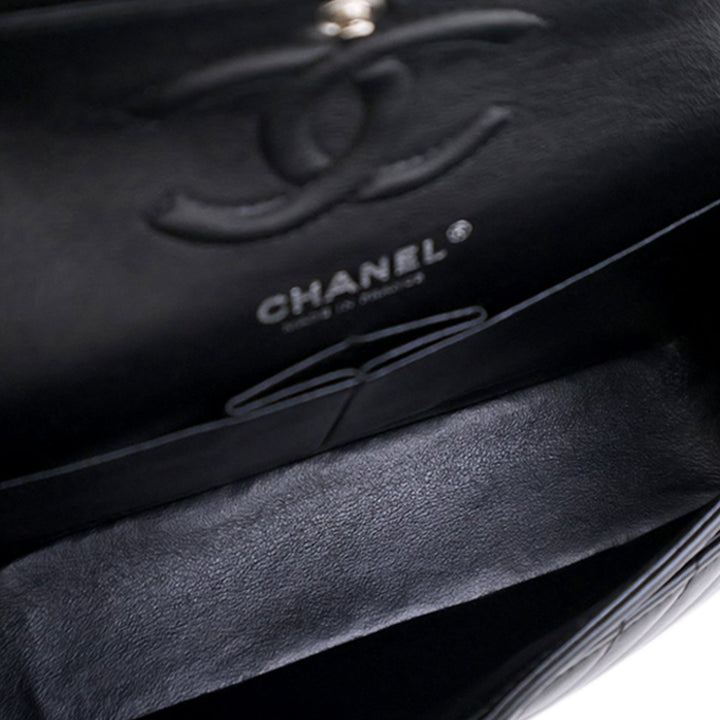 Chanel Small Classic Chevron Cuir d’agneau Double rabat