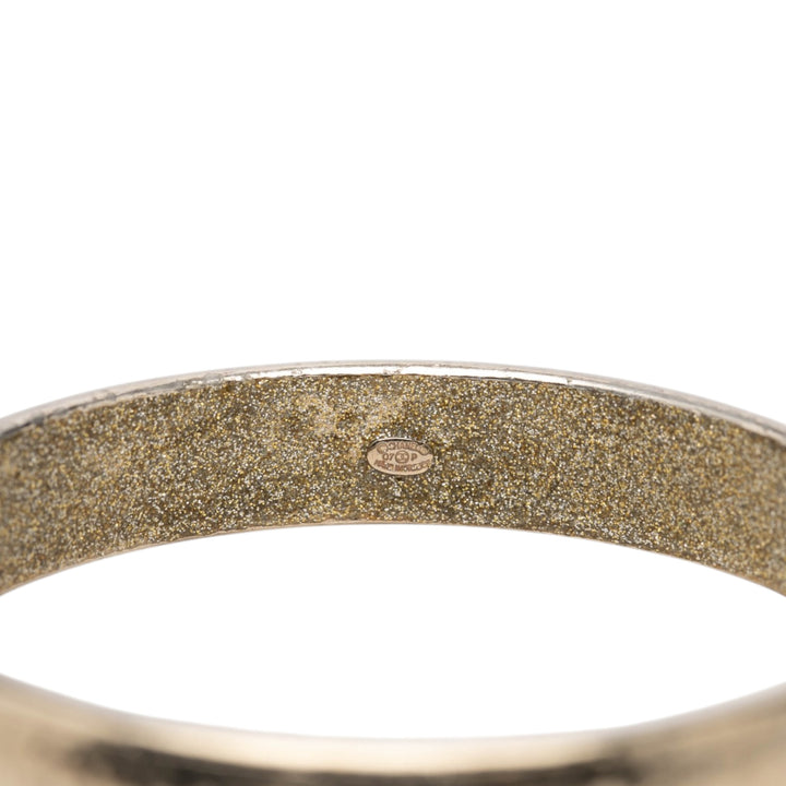 Chanel plaqué Logo Bangle