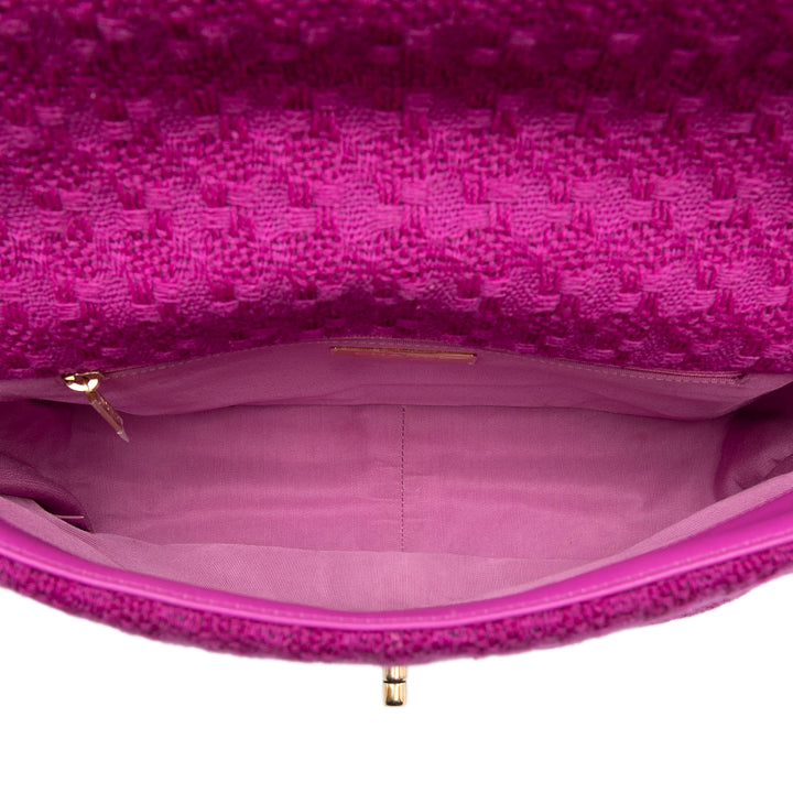 Chanel Large Tweed 19 à rabat