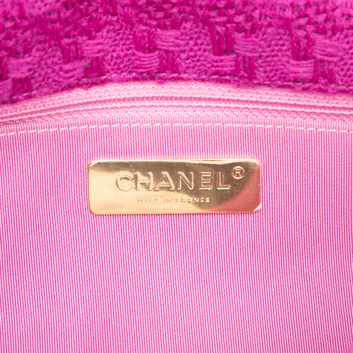 Chanel Large Tweed 19 à rabat