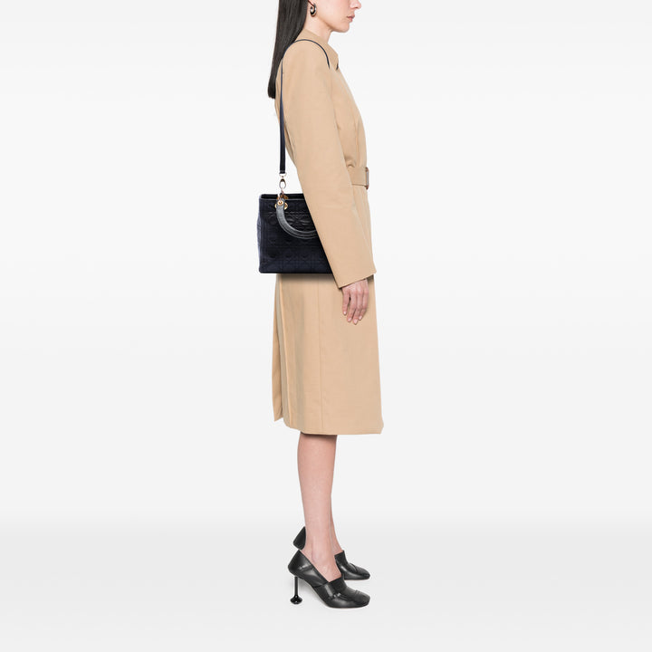 Dior Medium Cuir d’agneau Cannage Lady Dior