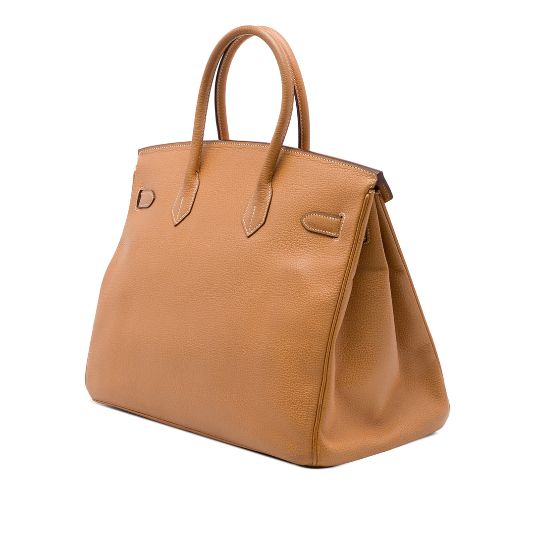 Hermès Sac à main Birkin Retourne 35 Epsom Marron – vue 2 – GABY PARIS