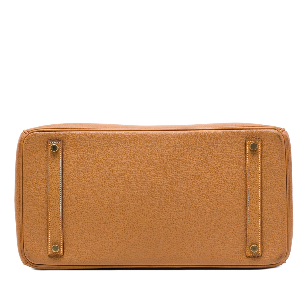 Hermès Sac à main Birkin Retourne 35 Epsom Marron – vue 3 – GABY PARIS