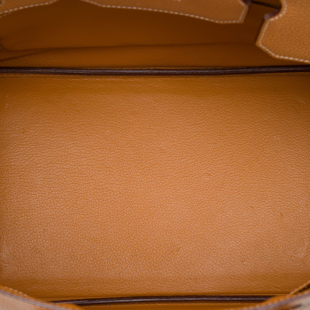Hermès Sac à main Birkin Retourne 35 Epsom Marron – vue 4 – GABY PARIS