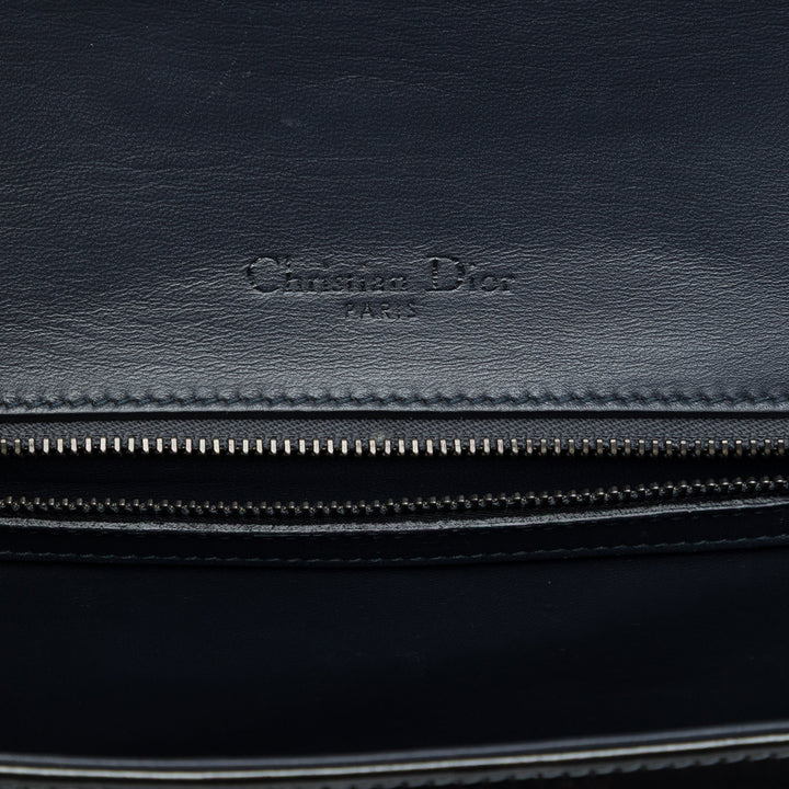 Dior Microcannage Diorama à rabat Moyen Noir – vue 5 – GABY PARIS