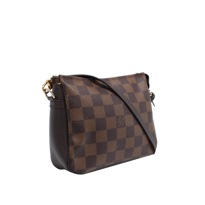 Louis Vuitton Trousse Pochette Damier Ébène Marron – vue 11 – GABY PARIS