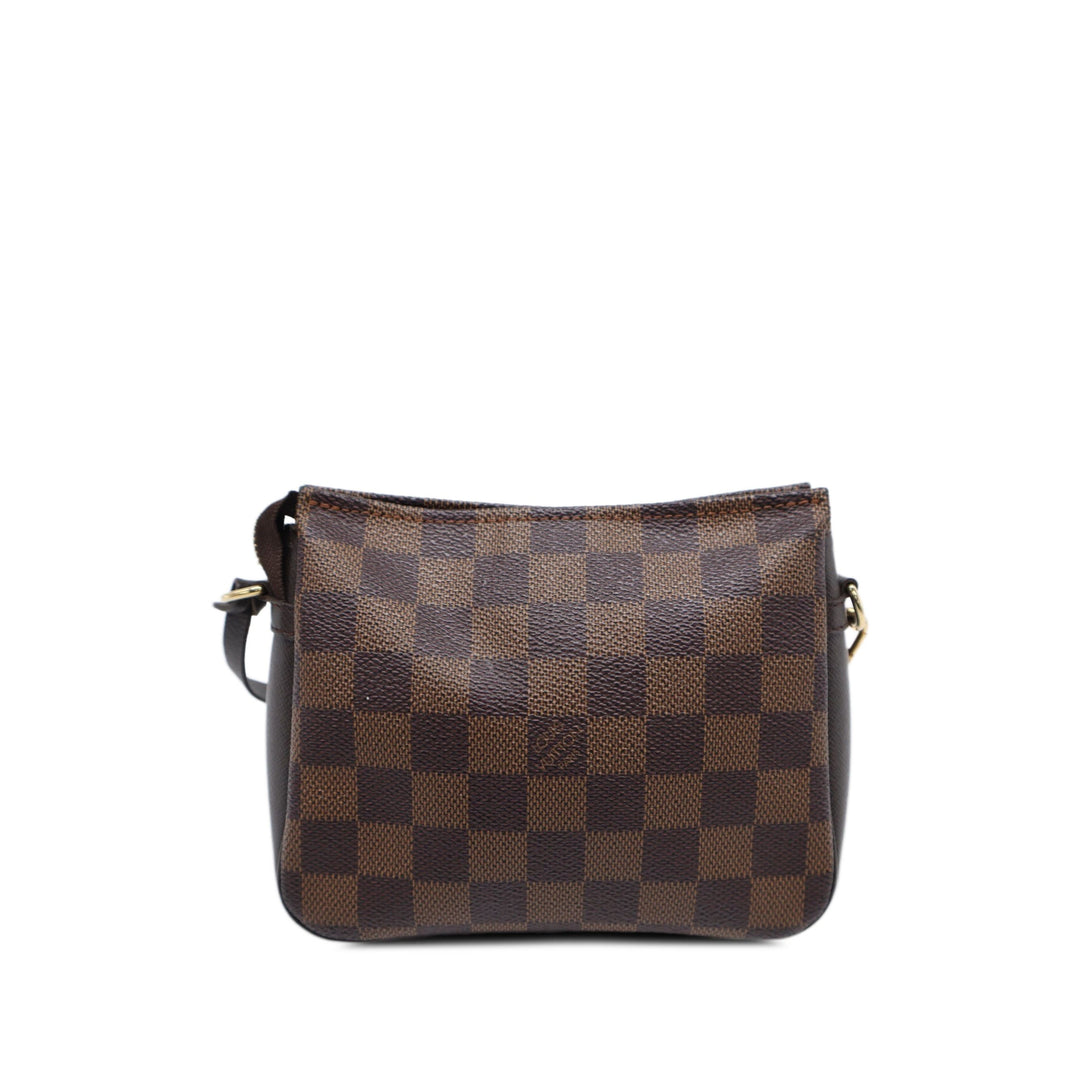 Louis Vuitton Trousse Pochette Damier Ébène Marron – vue 2 – GABY PARIS