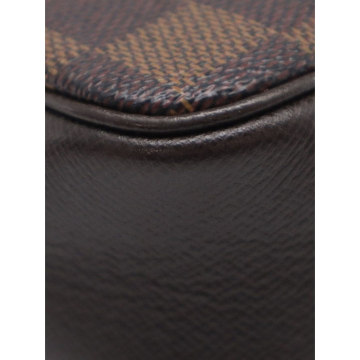 Louis Vuitton Trousse Pochette Damier Ébène Marron – vue 6 – GABY PARIS