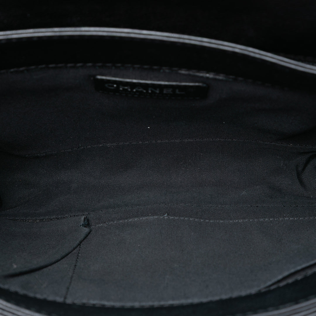 Chanel Boy Reverso à rabat Moyen Cuir de veau