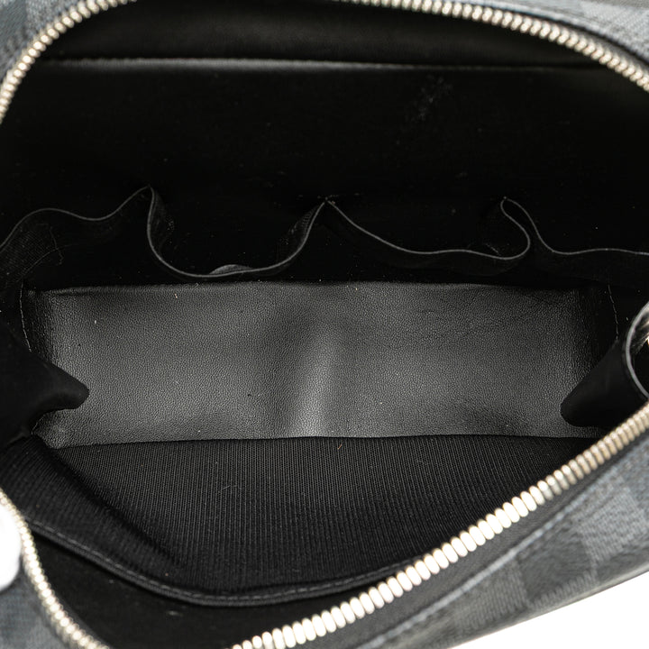 Damier Graphite Hanging Toiletry Kit Pouch Black - Gaby Paris