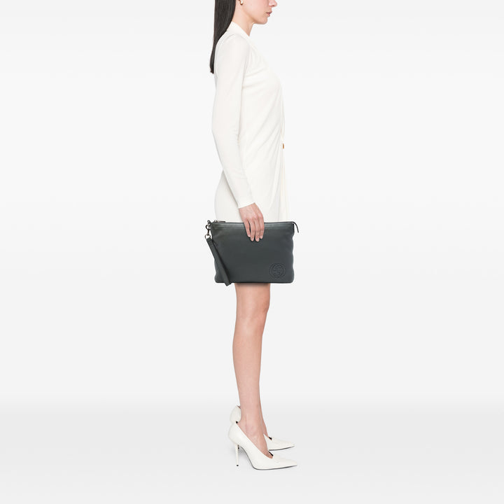 Gucci Soho Pochette Cuir de veau Gris – vue 6 – GABY PARIS