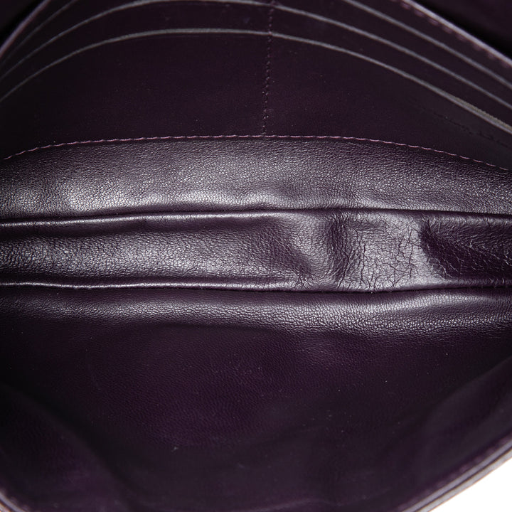 Dior Cannage New Lock Pochette Sac Violet – vue 4 – GABY PARIS