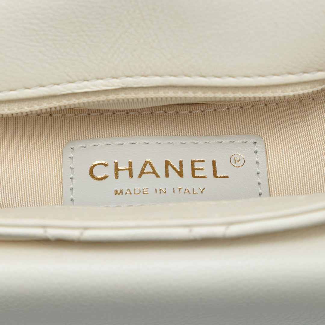 Chanel Small CC Matelassé Cuir de veau Messenger à rabat – GABY PARIS Authentique