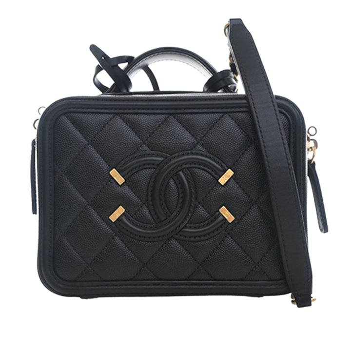 Chanel Small Caviar CC Filigree Vanity