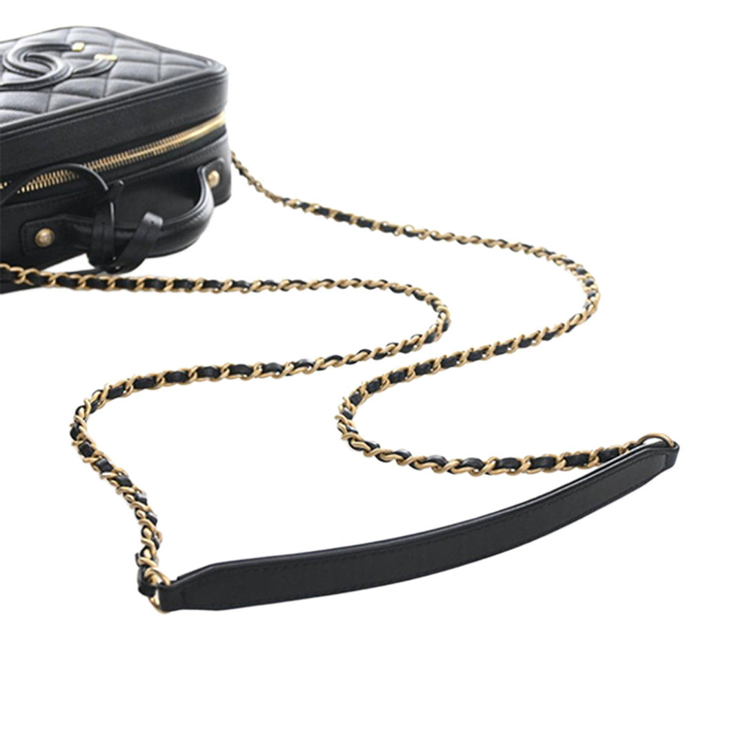 Chanel Small Caviar CC Filigree Vanity