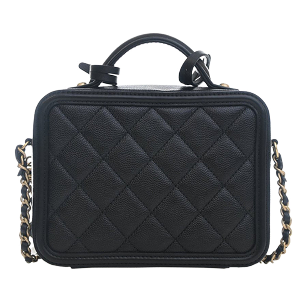 Chanel Small Caviar CC Filigree Vanity