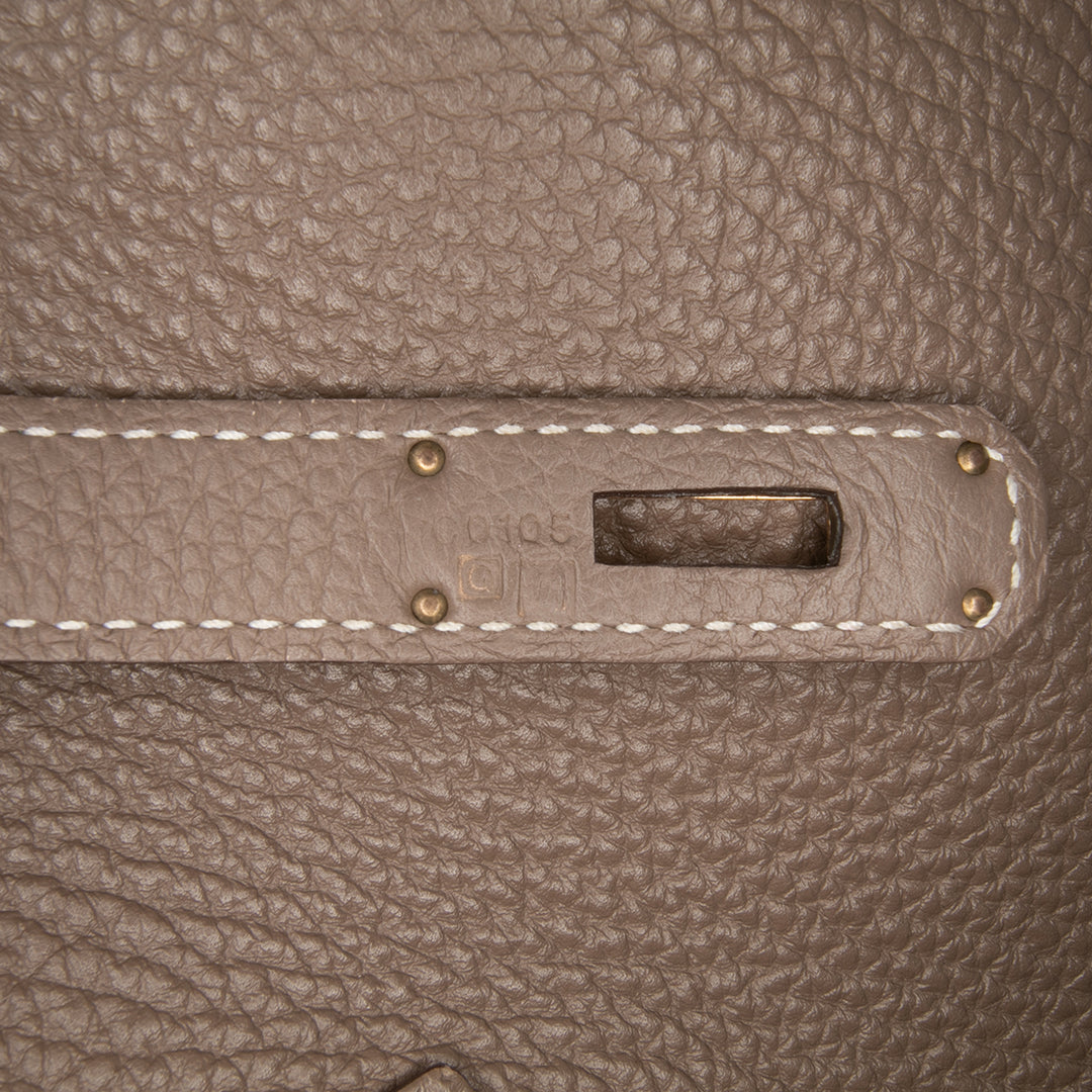 Togo Birkin Retourne 35 Brown - Gaby Paris