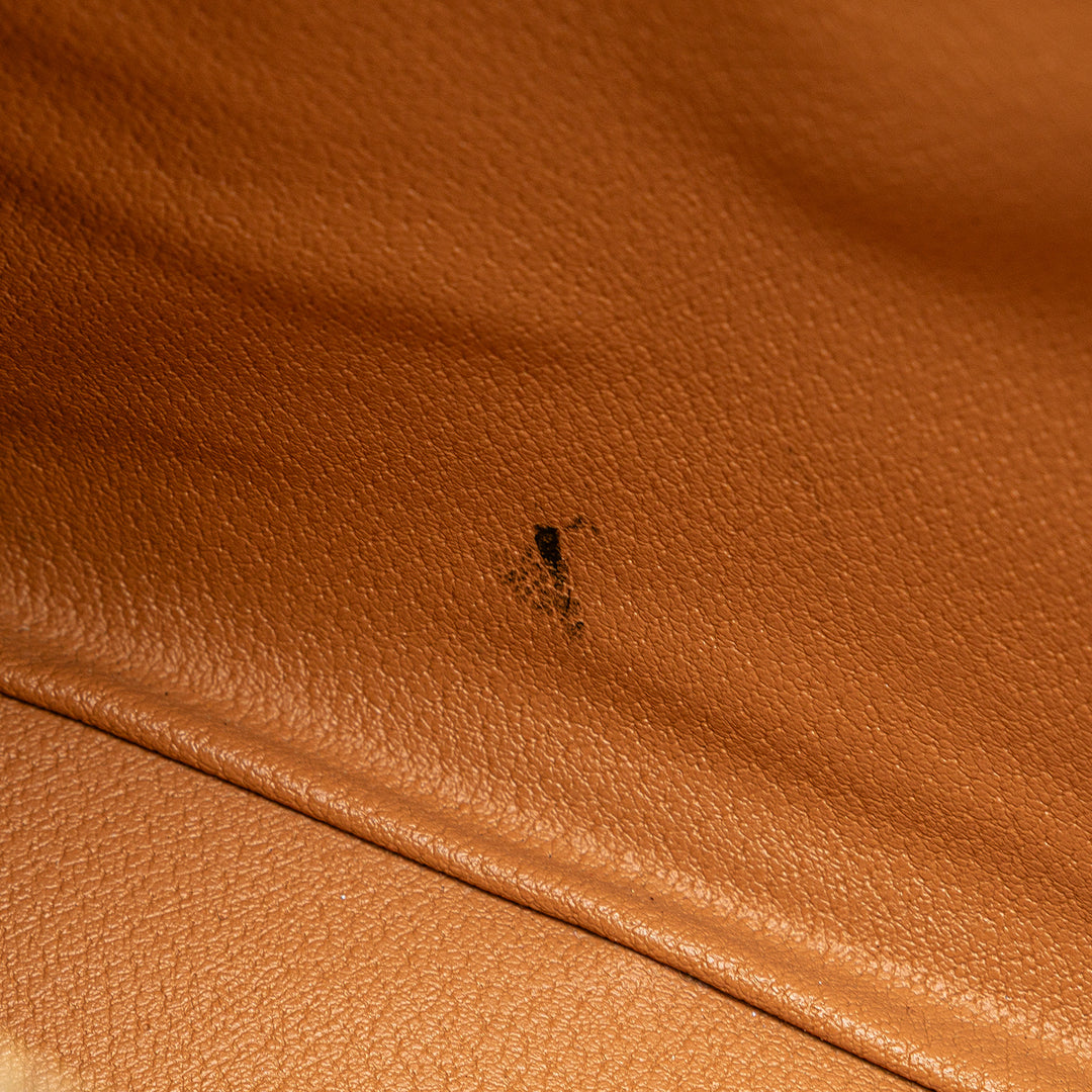 Macadam Coated Canvas Handbag Brown - Gaby Paris