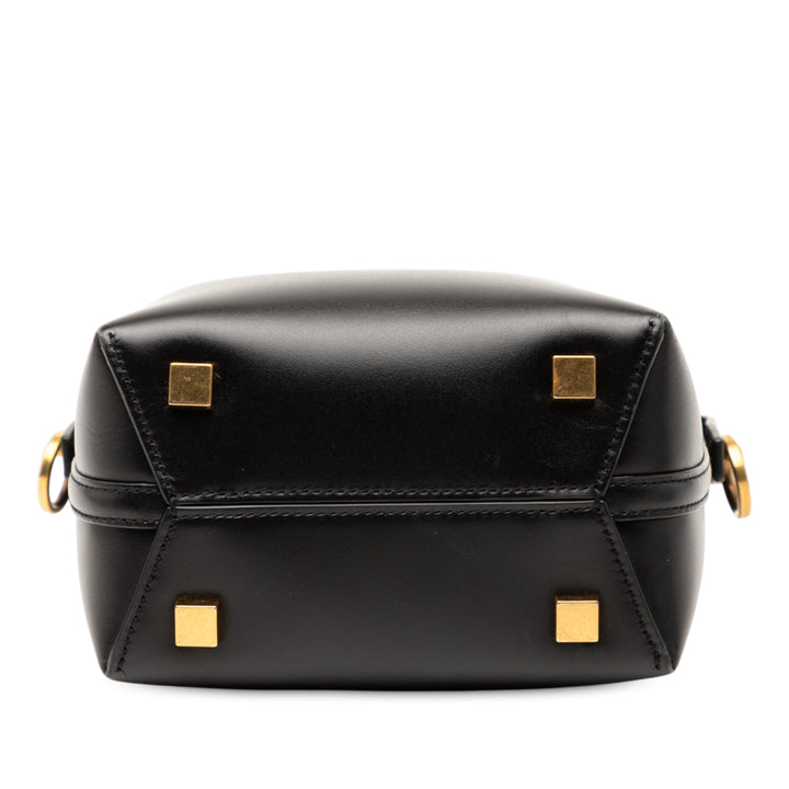 Saint Laurent Mini Shiny Cuir de veau Le 37 Bucket Bag Noir – GABY PARIS Authentique
