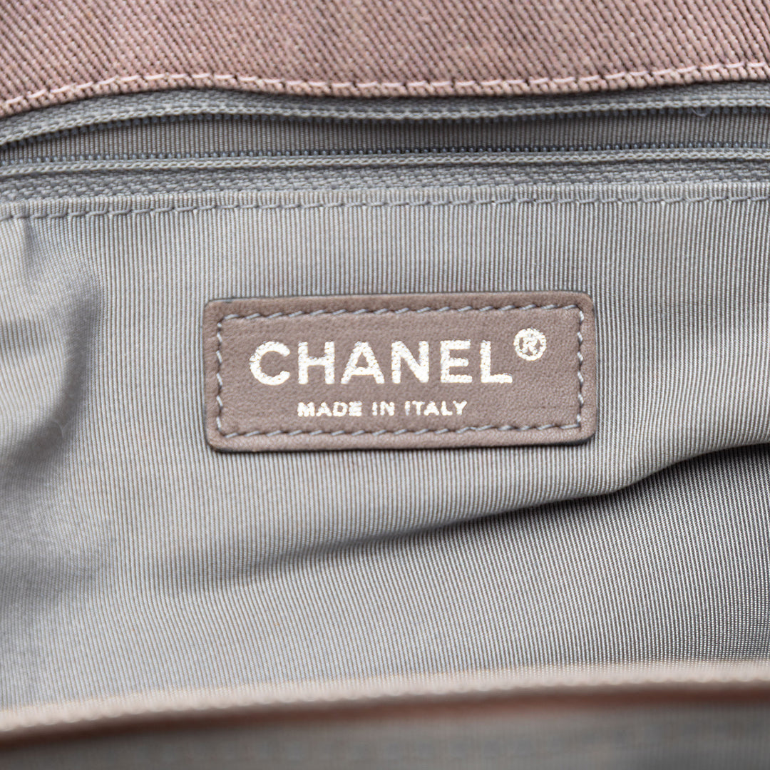 Chanel CC Matelassé Cabas Grand Jean