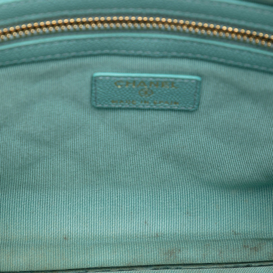 Chanel Medium Matelassé Caviar O Étui Pochette