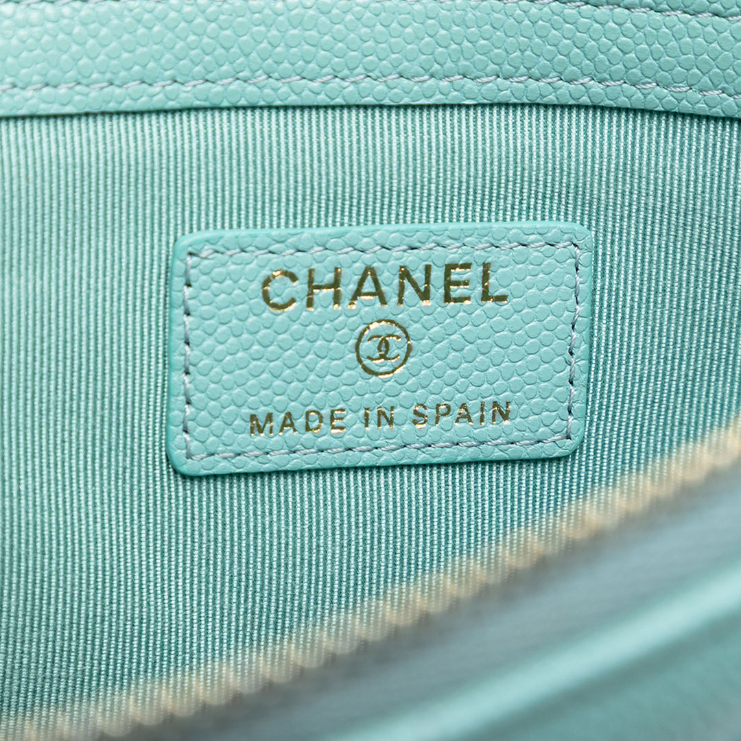 Chanel Medium Matelassé Caviar O Étui Pochette