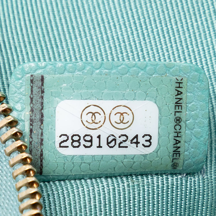 Chanel Medium Matelassé Caviar O Étui Pochette