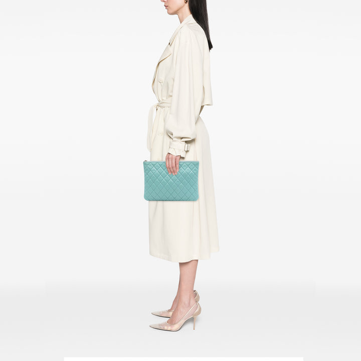 Chanel Medium Matelassé Caviar O Étui Pochette