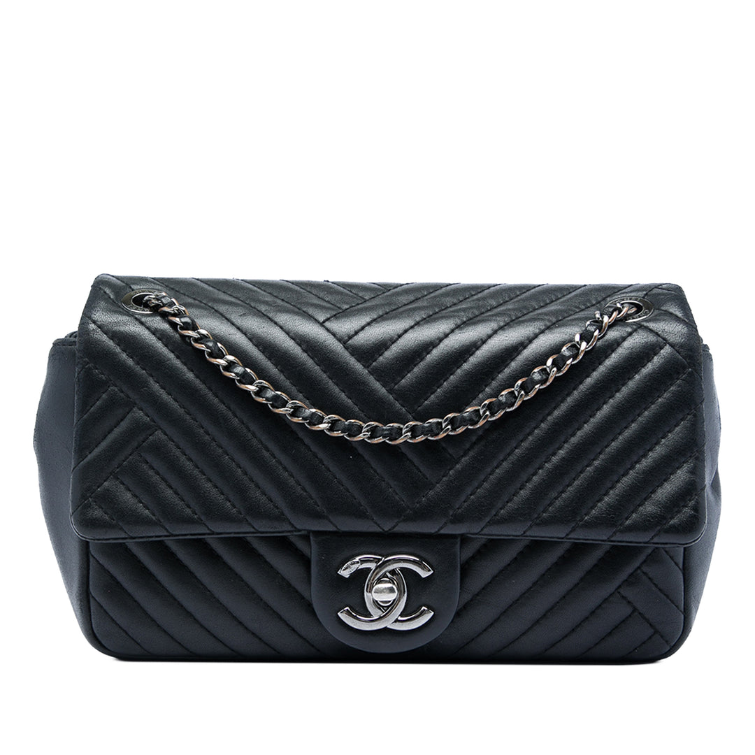 Chanel CC Crossing à rabat Petit Cuir d'agneau