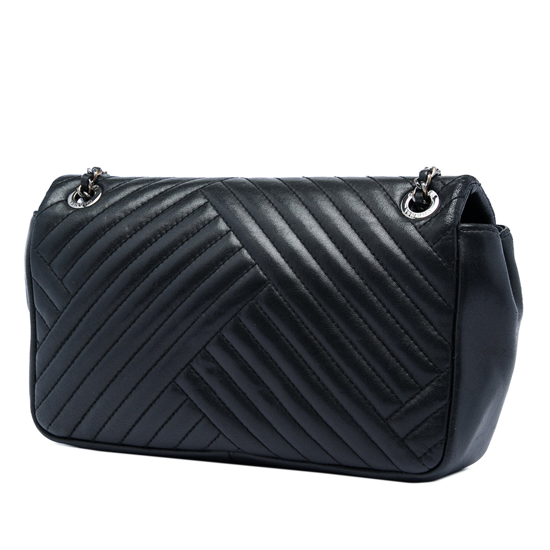 Chanel CC Crossing à rabat Petit Cuir d'agneau