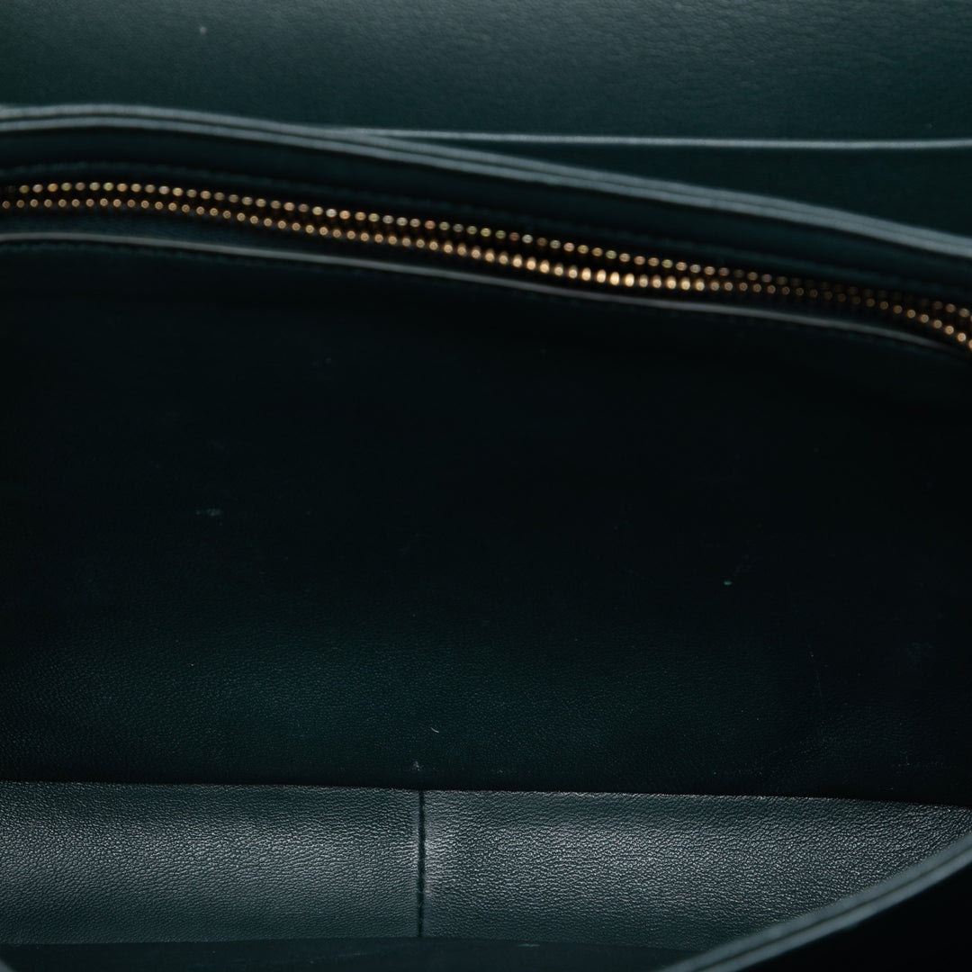 Celine Large brillant Cuir de veau Triomphe Sac porté croisé