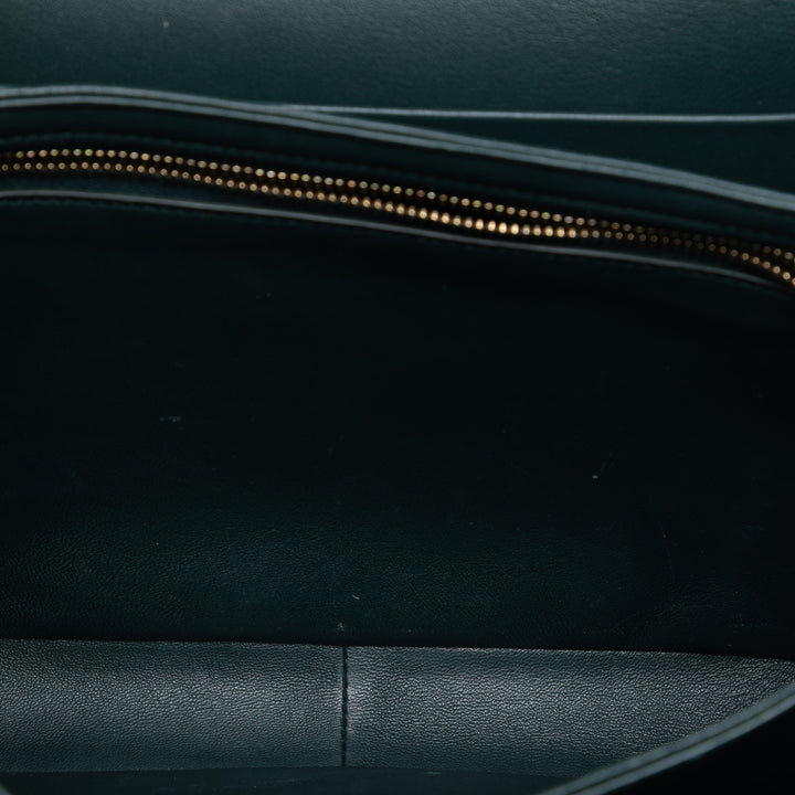 Celine Large brillant Cuir de veau Triomphe Sac porté croisé