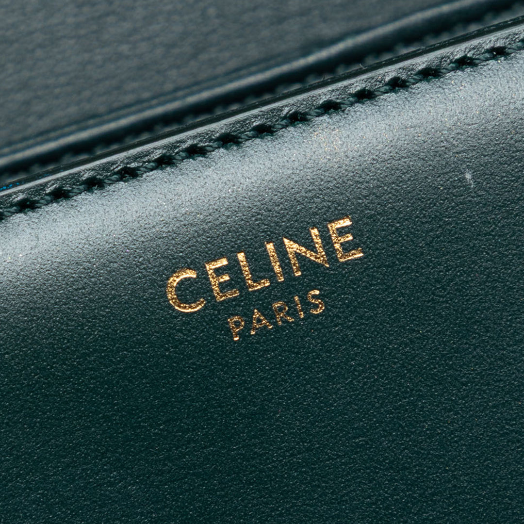 Celine Large brillant Cuir de veau Triomphe Sac porté croisé