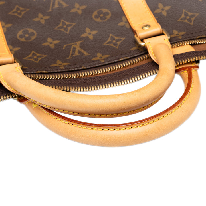 Louis Vuitton Sac de voyage Keepall Bandouliere 60 Monogram Marron – vue 6 – GABY PARIS
