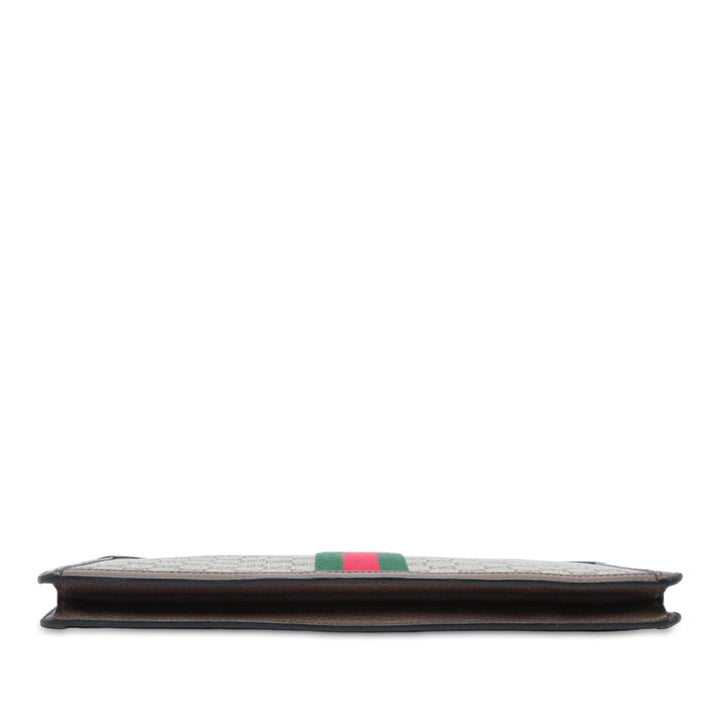 Gucci Pochette Web Ophidia GG Supreme Beige – vue 3 – GABY PARIS