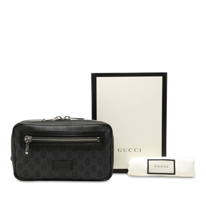 Gucci Ceinture Web GG Supreme Noir – vue 7 – GABY PARIS