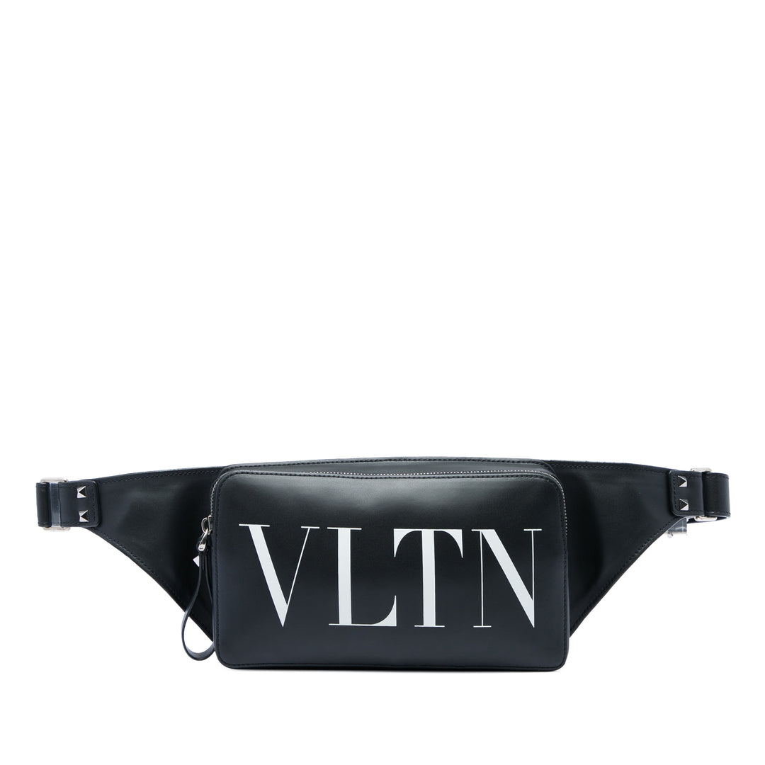 Valentino Ceinture VLTN Rockstud Noir – vue principale – GABY PARIS