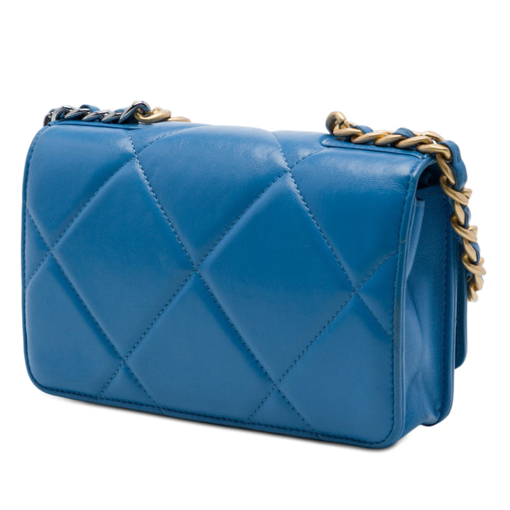 Chanel Matelassé 19 Wallet on Chain Cuir d'agneau