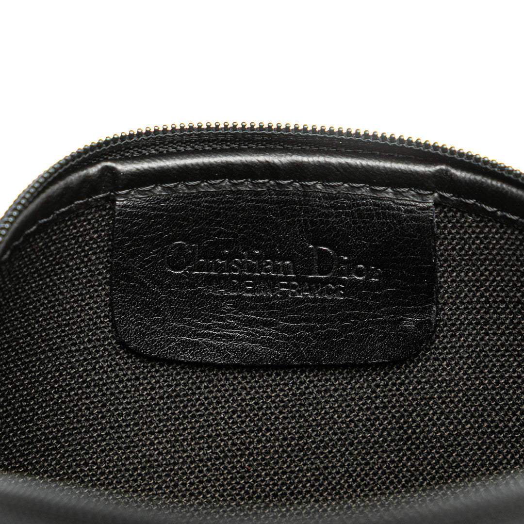 Honeycomb Coated Canvas Chain Crossbody Black - Gaby Paris