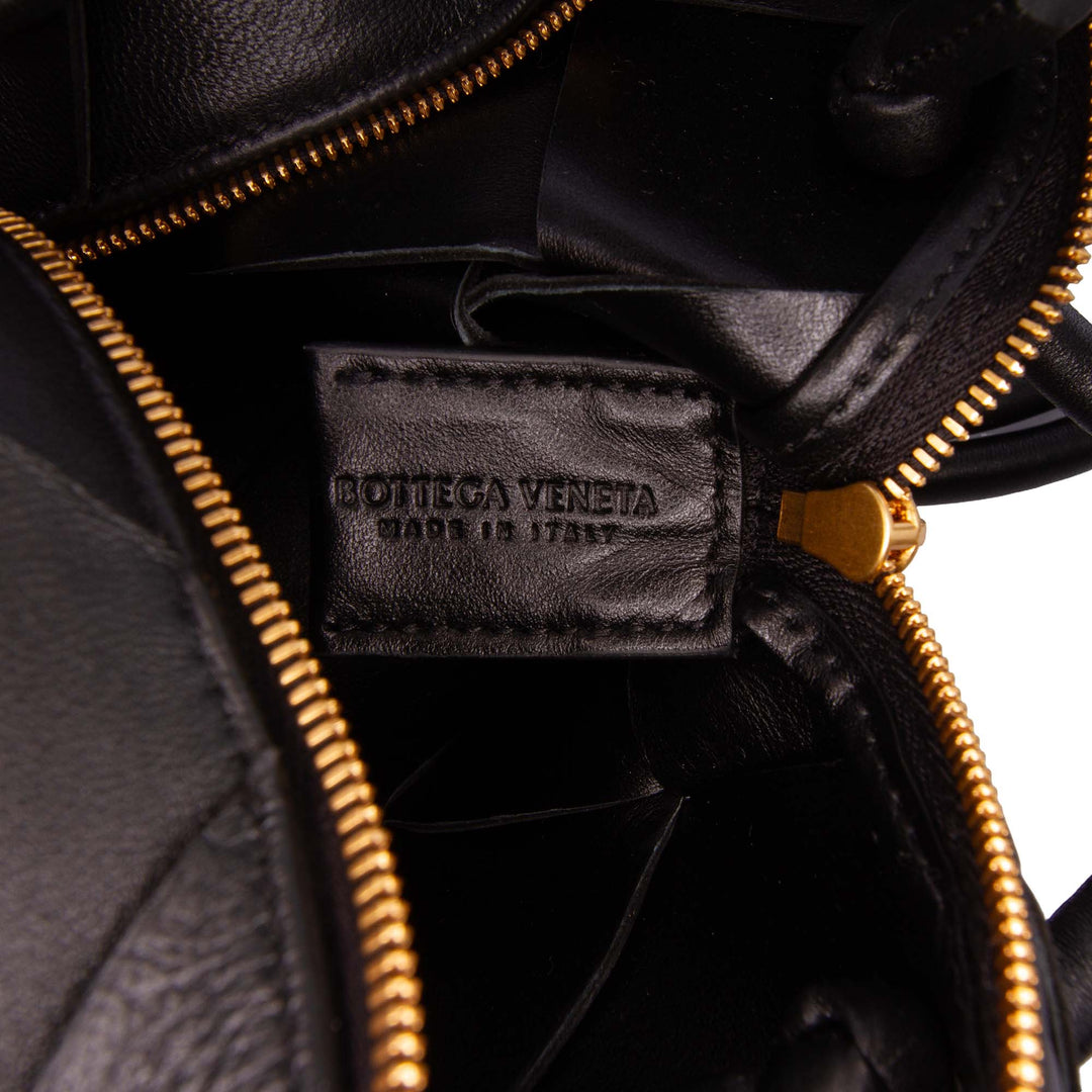 Bottega Veneta Intreccio Cassette Sac caméra Mini Cuir d'agneau Noir – vue 5 – GABY PARIS