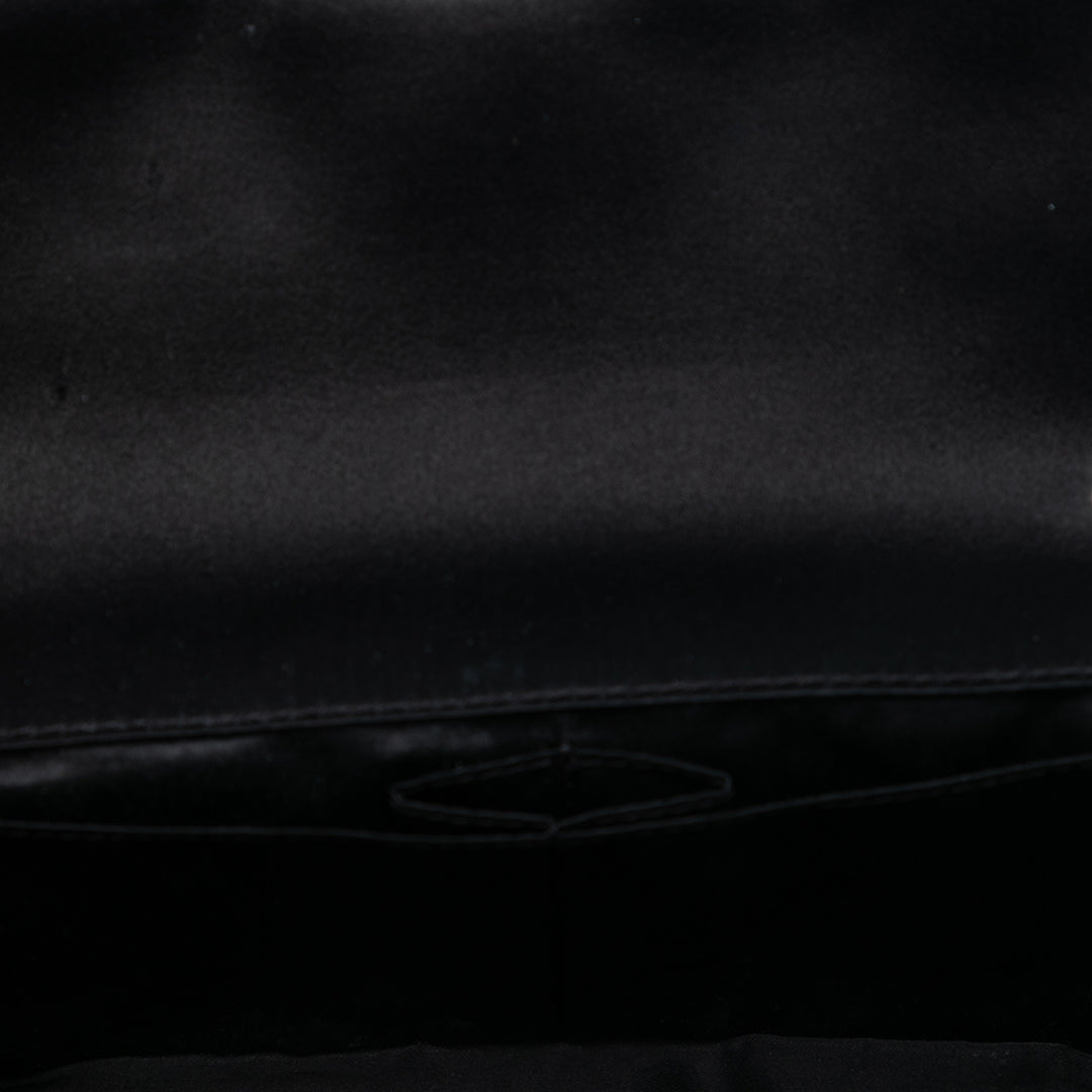 Chanel Matelassé Satin Precious Jewel East West à rabat