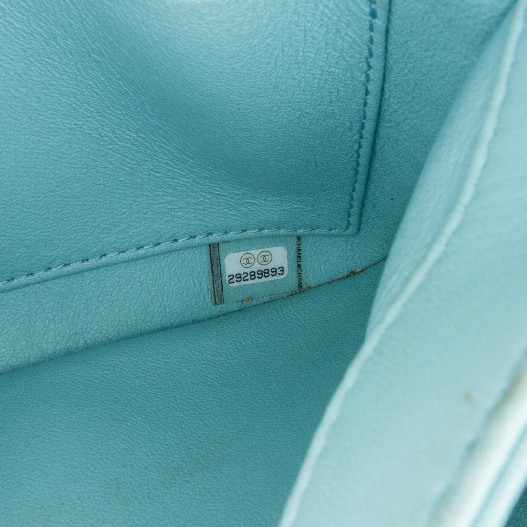 Chanel Small Quilted Cuir d’agneau Trendy CC Flap Bleu