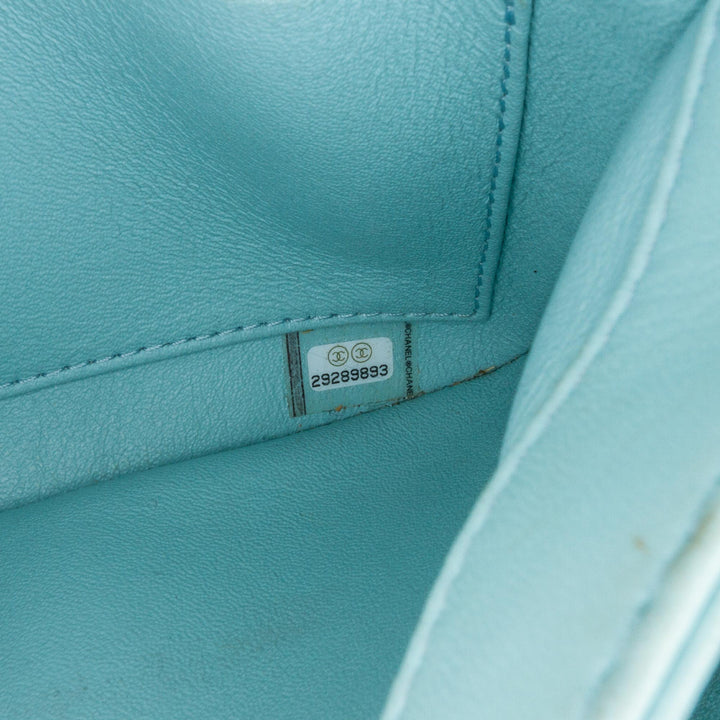 Chanel Small Quilted Cuir d’agneau Trendy CC Flap Bleu