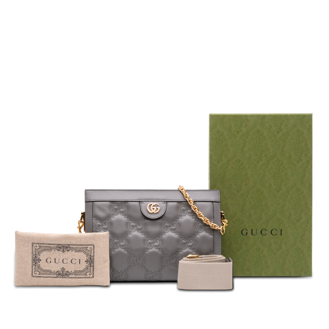 Gucci Small GG Marmont Matelasse Cuir Ophidia Sac à chaîne