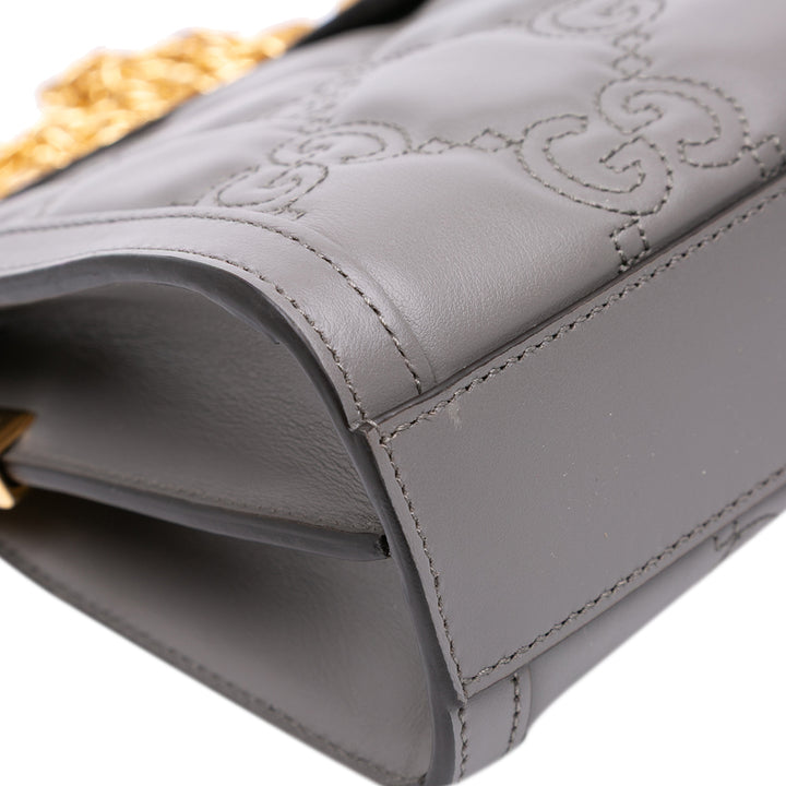 Gucci Small GG Marmont Matelasse Cuir Ophidia Sac à chaîne