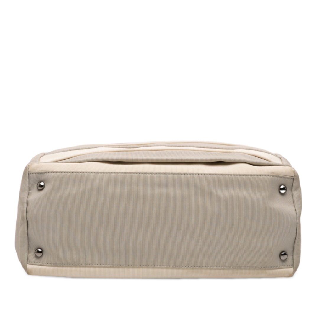 Chanel Bicolor Nylon Grosgrain Reissue 2.55 Shopping Cabas